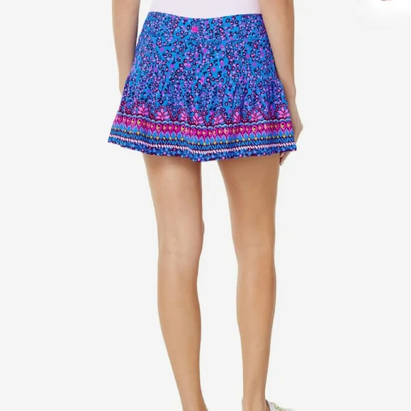 NWT Lilly Pulitzer Luxletic Gardenia Skort UPF50+ Size XL